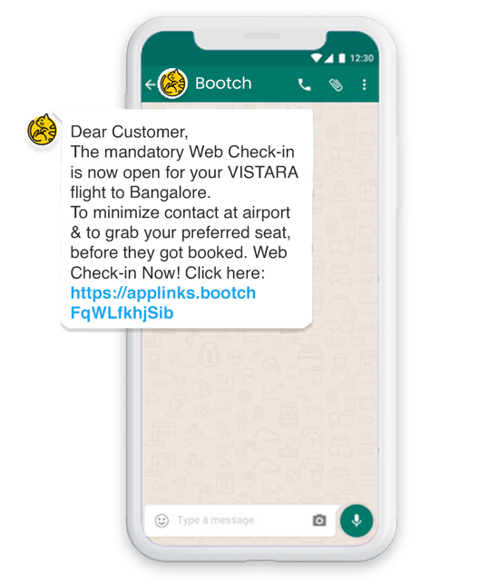 Notifications on WhatsApp