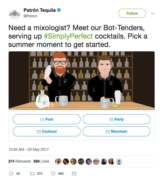 Patron Tequila Conversational Commerce