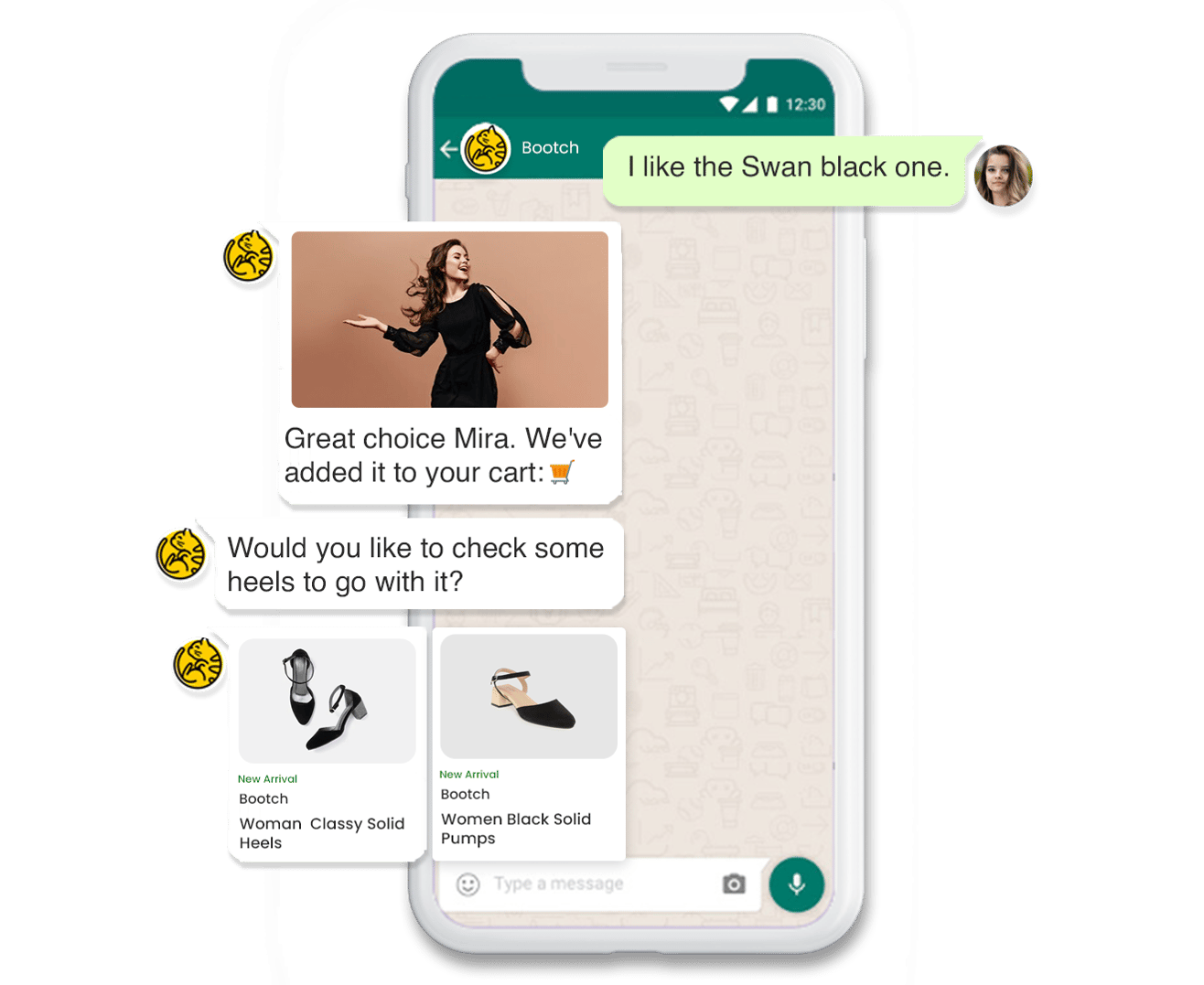 Product recommendations using conversational AI