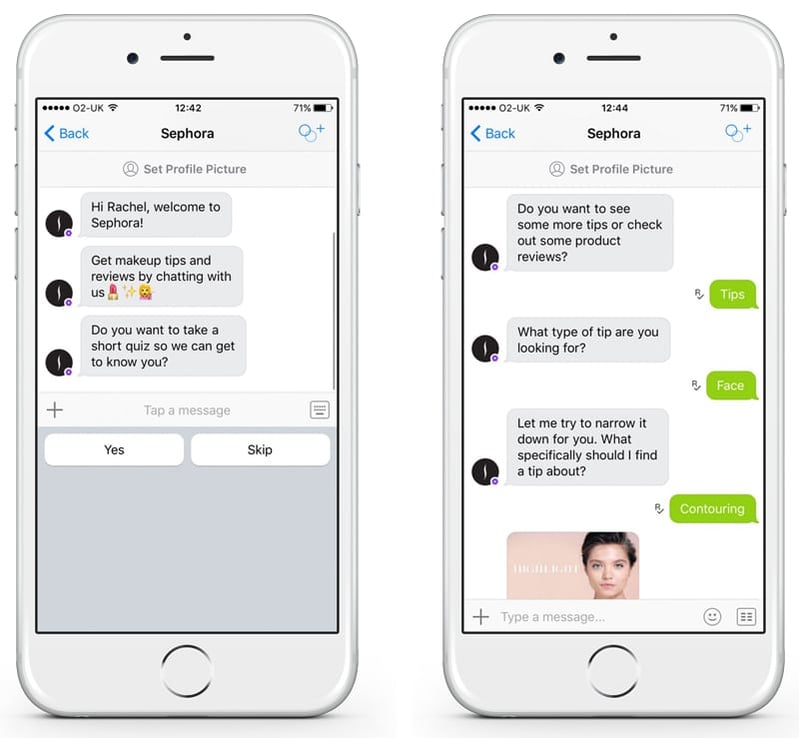 Sephora conversational commerce