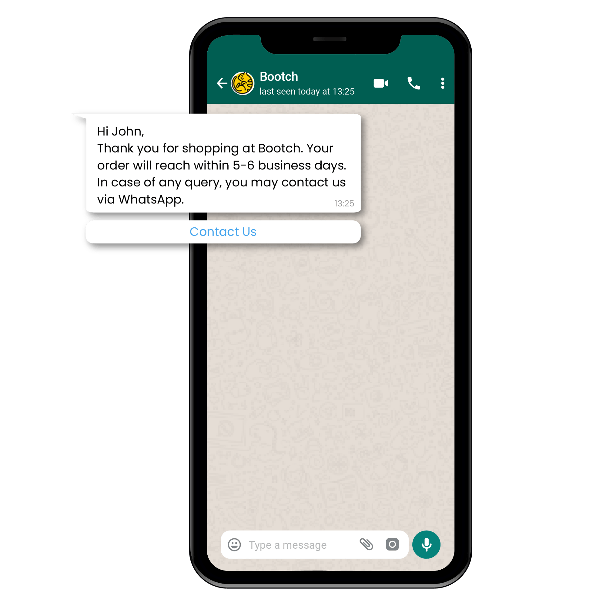 Payment update on WhatsApp