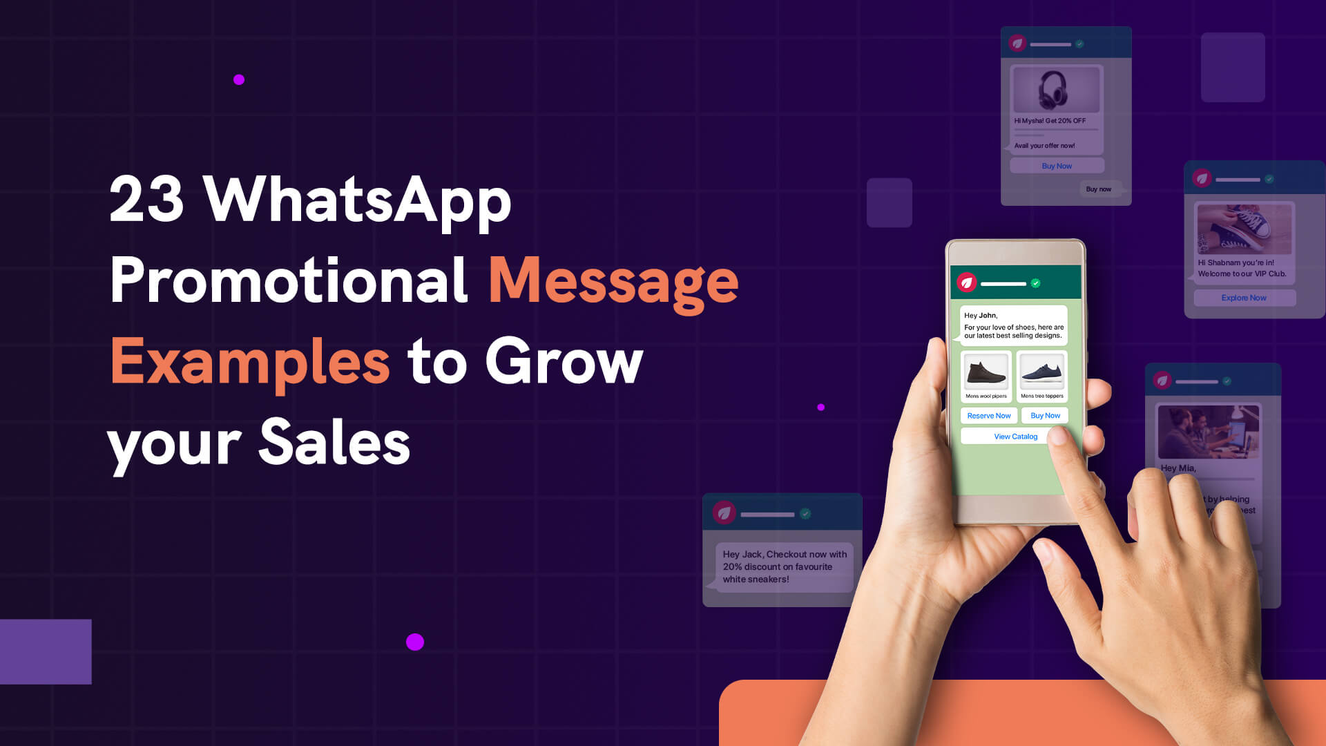 WhatsApp promotional message templates